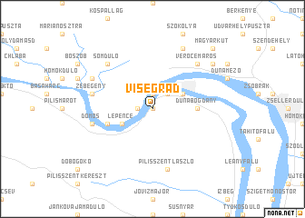 map of Visegrád