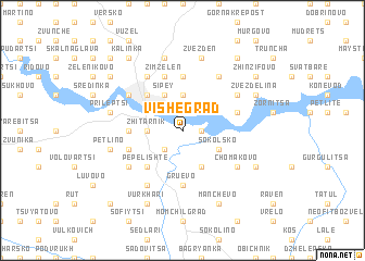 map of Vishegrad