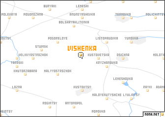 map of Vishenʼka