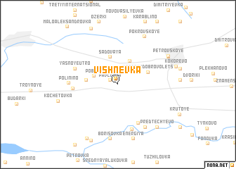 map of Vishnëvka