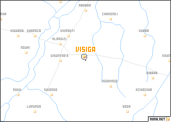 map of Visiga