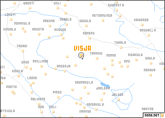 map of Visja