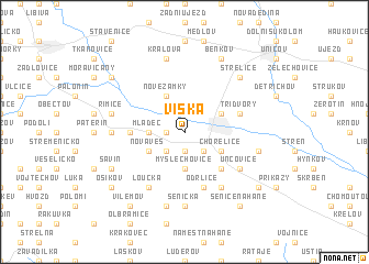 map of Víska