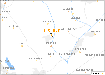map of Visloye