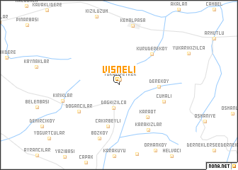 map of Vişneli