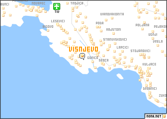 map of Višnjevo