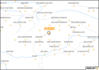 map of Visok