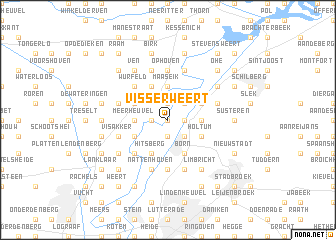 map of Visserweert