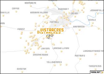 map of Vista Acres