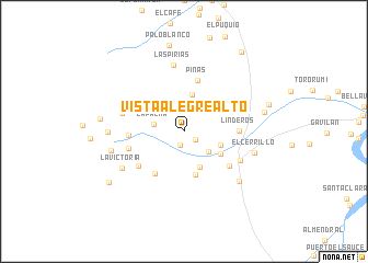 map of Vista Alegre Alto