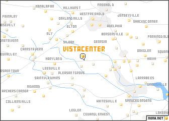 map of Vista Center