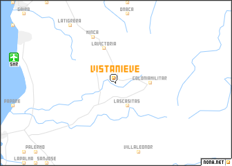 map of Vista Nieve