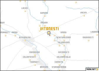map of Vităneşti