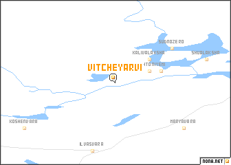 map of Vitcheyarvi