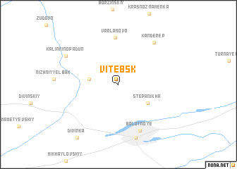 map of Vitebsk