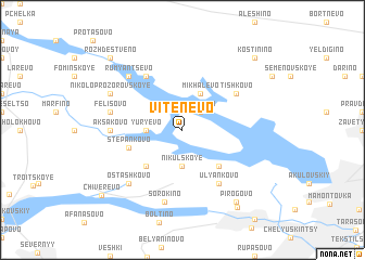 map of Vitenëvo