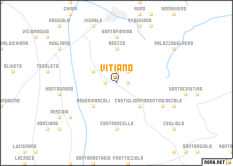 map of Vitiano