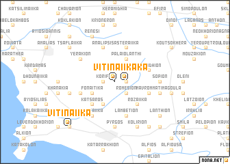 map of Vitinaíika