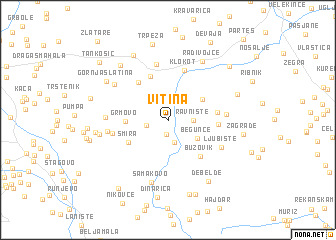 map of Vitina