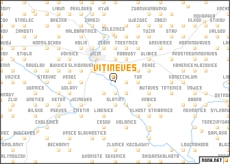 map of Vitiněves