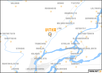 map of Vitka