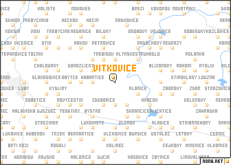 map of Vítkovice