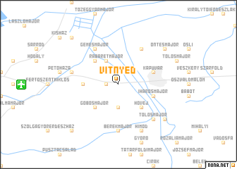 map of Vitnyéd