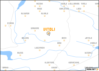 map of Vītoli