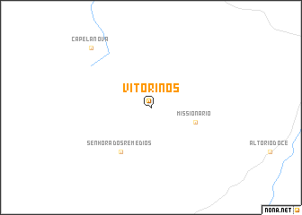 map of Vitorinos