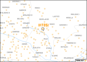 map of Vitosi