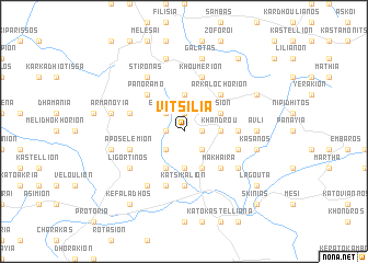 map of Vitsiliá