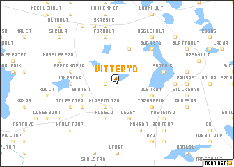 map of Vitteryd