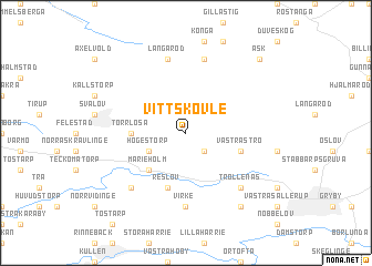 map of Vittskövle