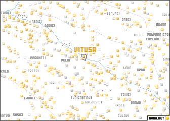 map of Vituša