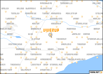 map of Viverup
