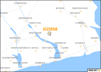 map of Vizirka