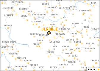 map of Vladaje