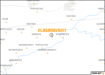 map of Vladanovskiy