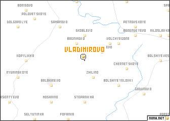 map of Vladimirovo