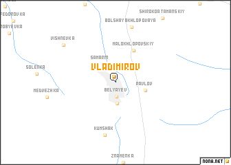 map of Vladimirov