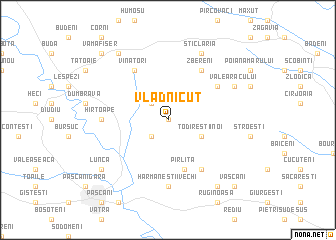 map of Vlădnicuţ