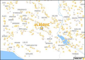 map of Vladović