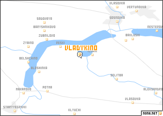 map of Vladykino