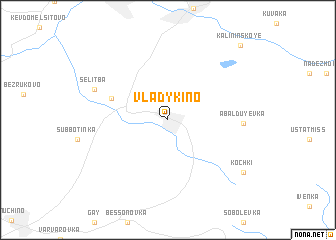 map of Vladykino
