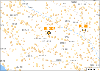 map of Vlake