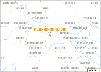 map of Vlákhika Kalívia