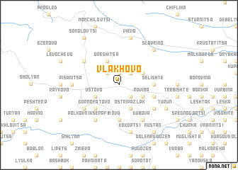 map of Vlakhovo