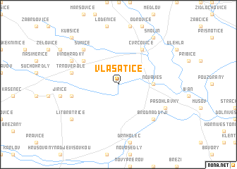 map of Vlasatice