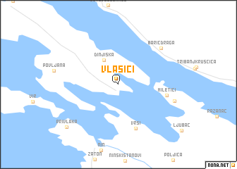 map of Vlašići
