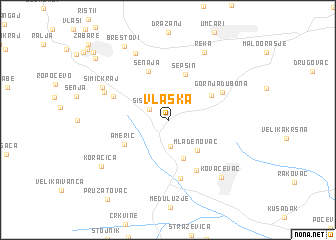 map of Vlaška